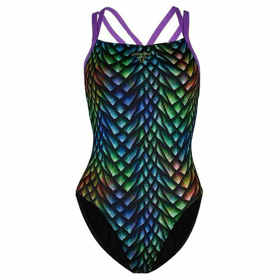 Costume da Bagno Donna Aqua Sphere Peacock Nero Multicolore