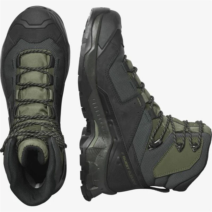 Stivali da Montagna Salomon Quest Element Gore-Tex Nero Verde