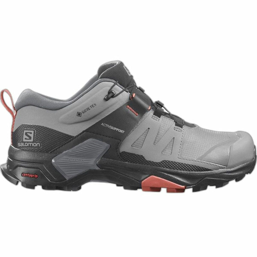 Scarpe Sportive da Donna Salomon X Ultra 4 Gore-Tex Grigio Montagna