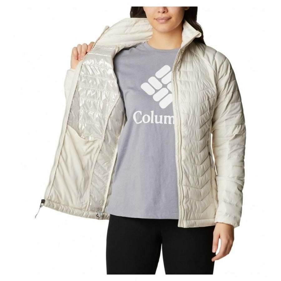 Giacca Sportiva da Donna Columbia Powder Lite Bianco