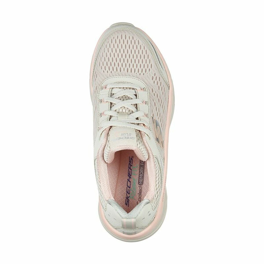 Scarpe Sportive da Donna Skechers D´Lux Walker - Infinite Motion Beige