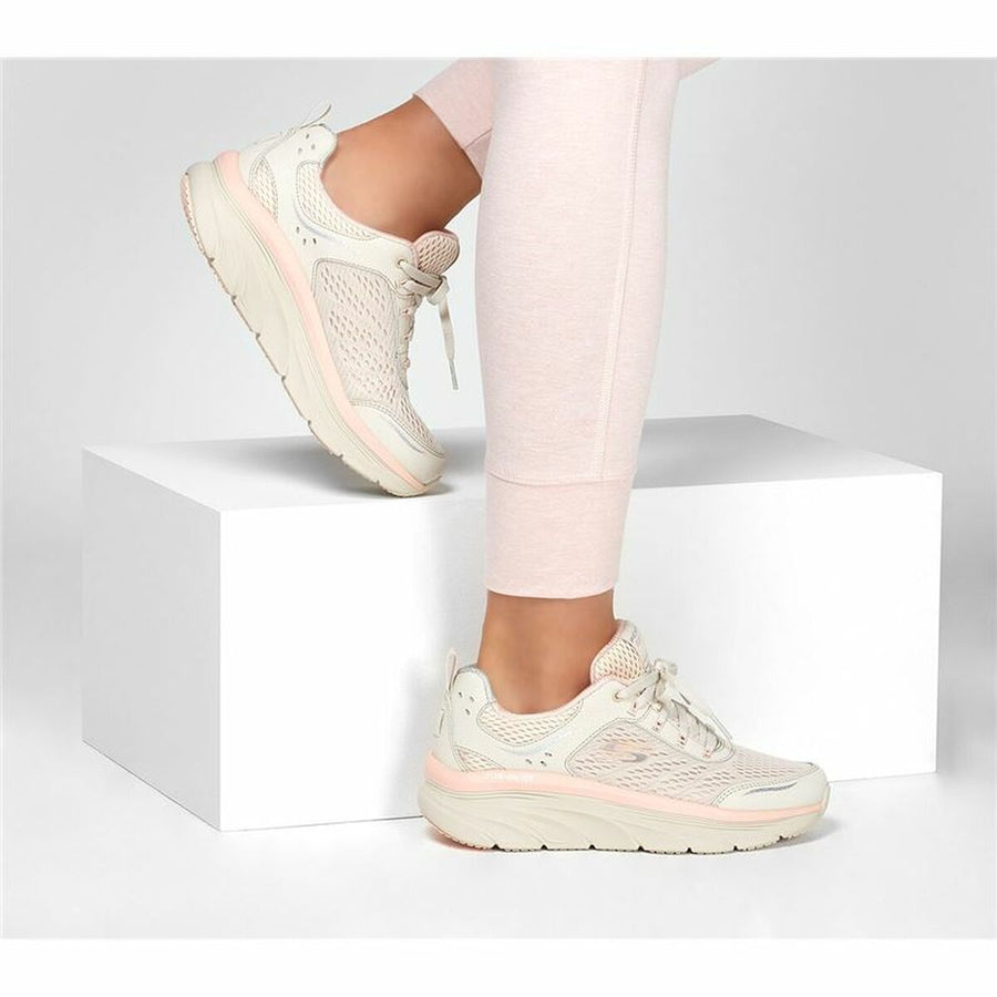 Scarpe Sportive da Donna Skechers D´Lux Walker - Infinite Motion Beige