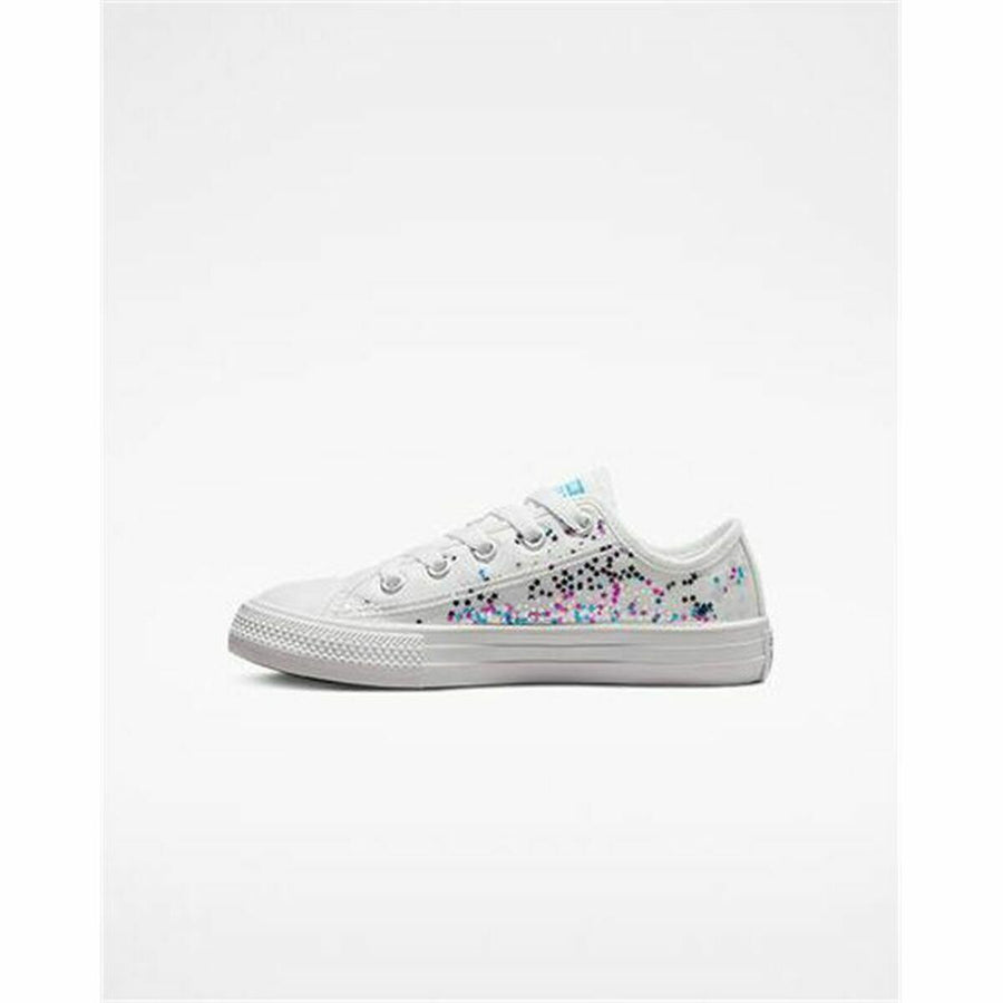 Scarpe da Tennis Casual Bambino Converse Chuck Taylor All-Star Stelle Bianco