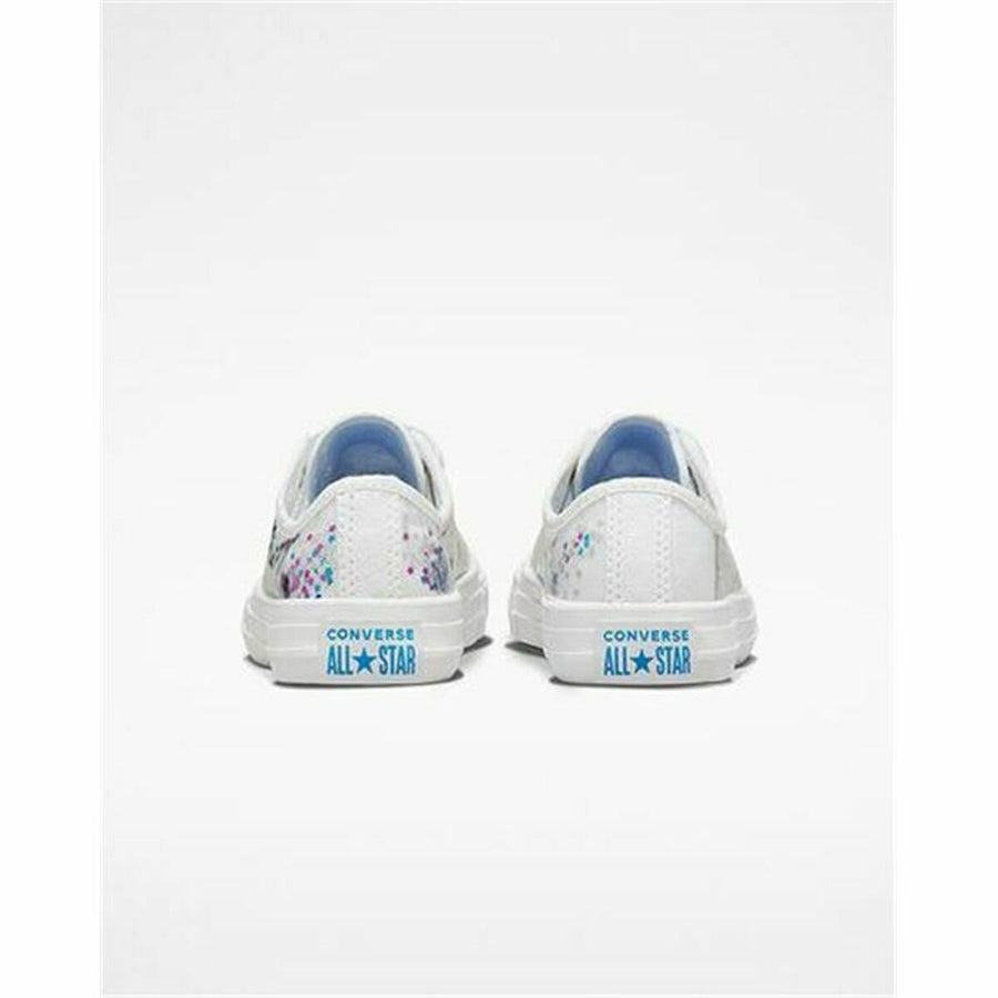 Scarpe da Tennis Casual Bambino Converse Chuck Taylor All-Star Stelle Bianco