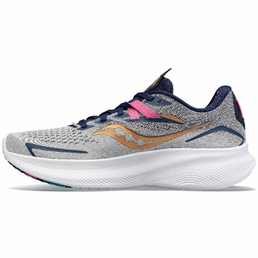 Scarpe da Running per Adulti Saucony Ride 15 Grigio chiaro Donna