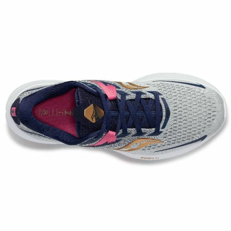 Scarpe da Running per Adulti Saucony Ride 15 Grigio chiaro Donna