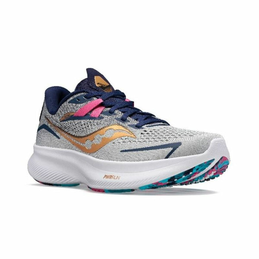 Scarpe da Running per Adulti Saucony Ride 15 Grigio chiaro Donna