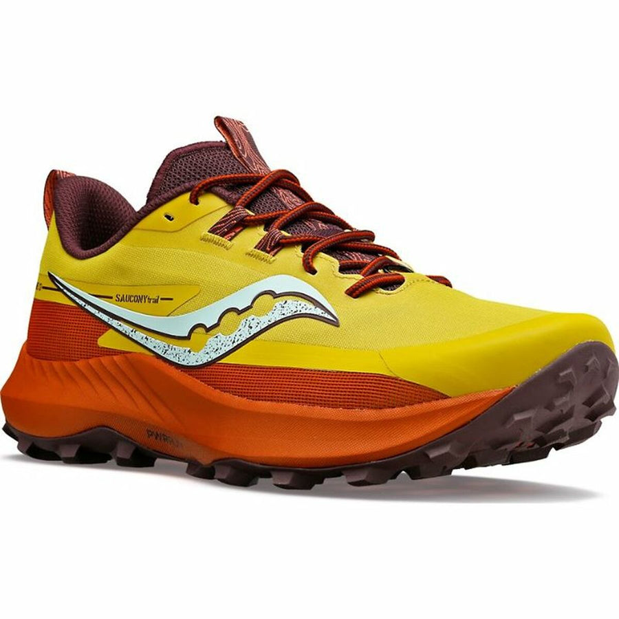 Scarpe da Running per Adulti Saucony Saucony Peregrine 13 Giallo Arancio Donna