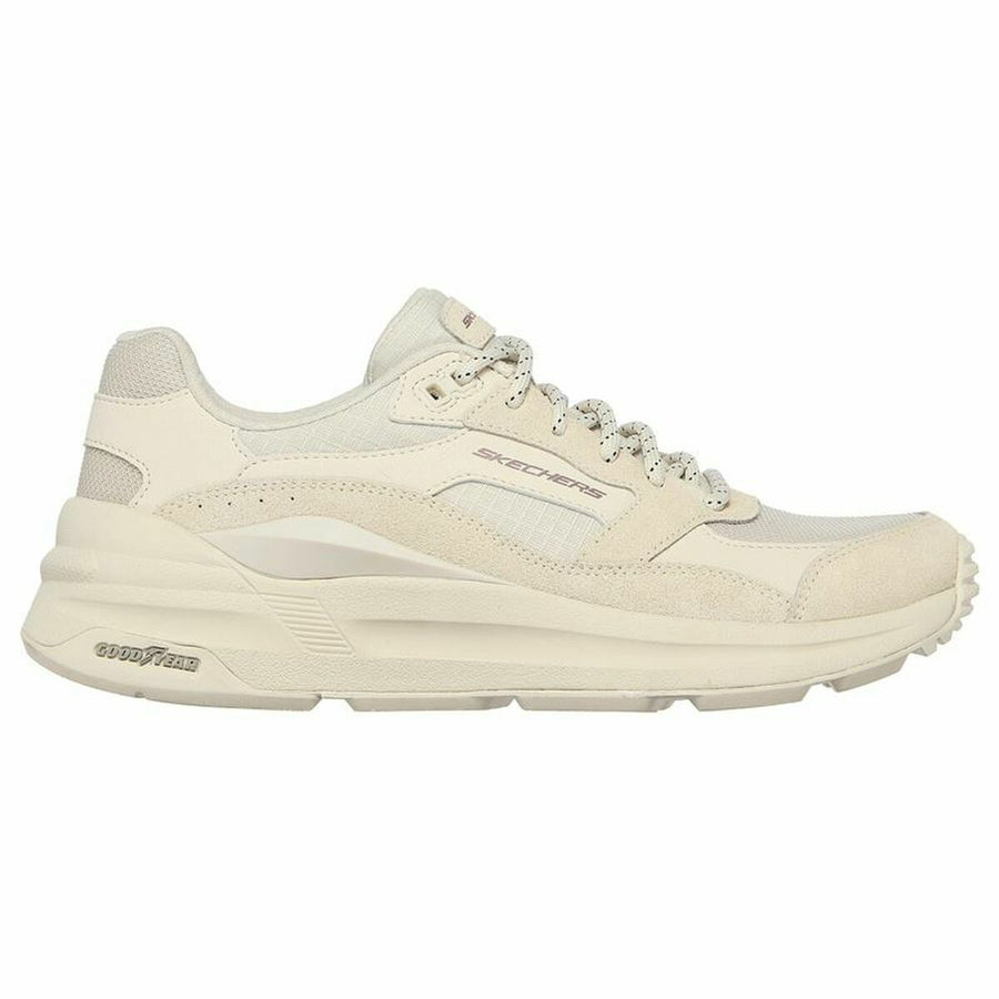 Scarpe da Tennis Casual Uomo Skechers Global Jogger-Full Envy Bianco