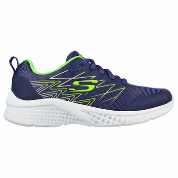 Scarpe Sportive per Bambini Skechers Microspec Quick Sprint Blu Marino