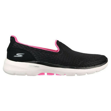 Scarpe Sportive da Donna Skechers Go Walk 6 - Big Splash Nero