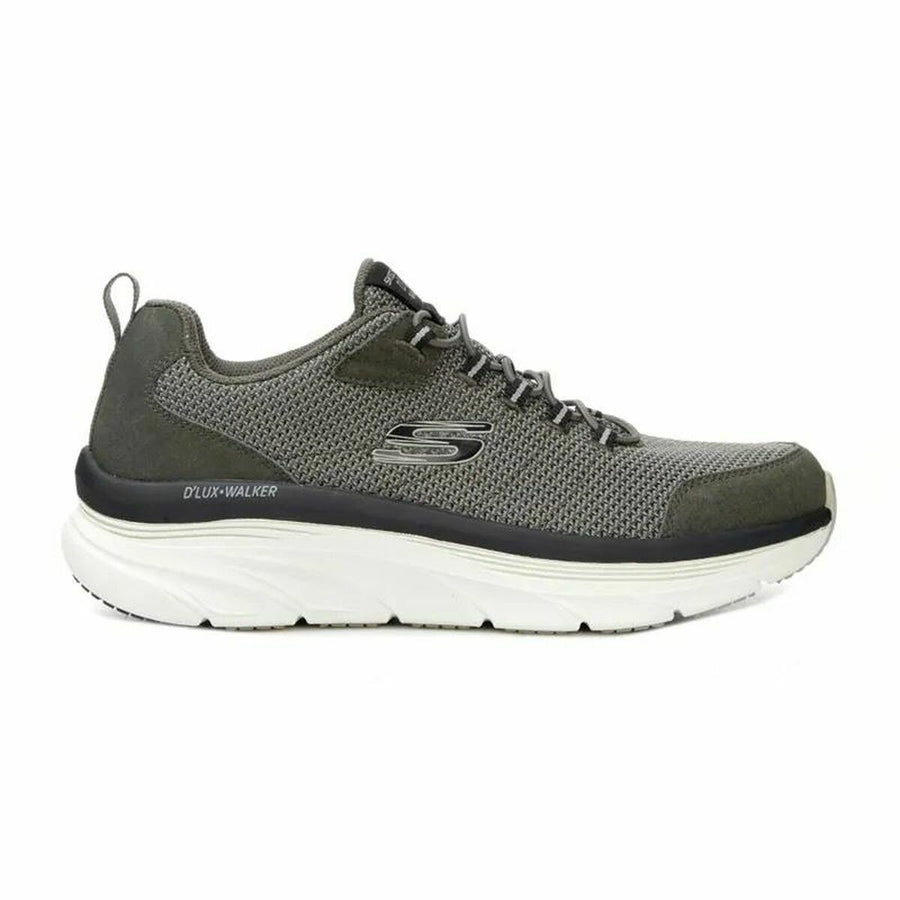 Scarpe Sportive Uomo Skechers D'lux Walker Oliva