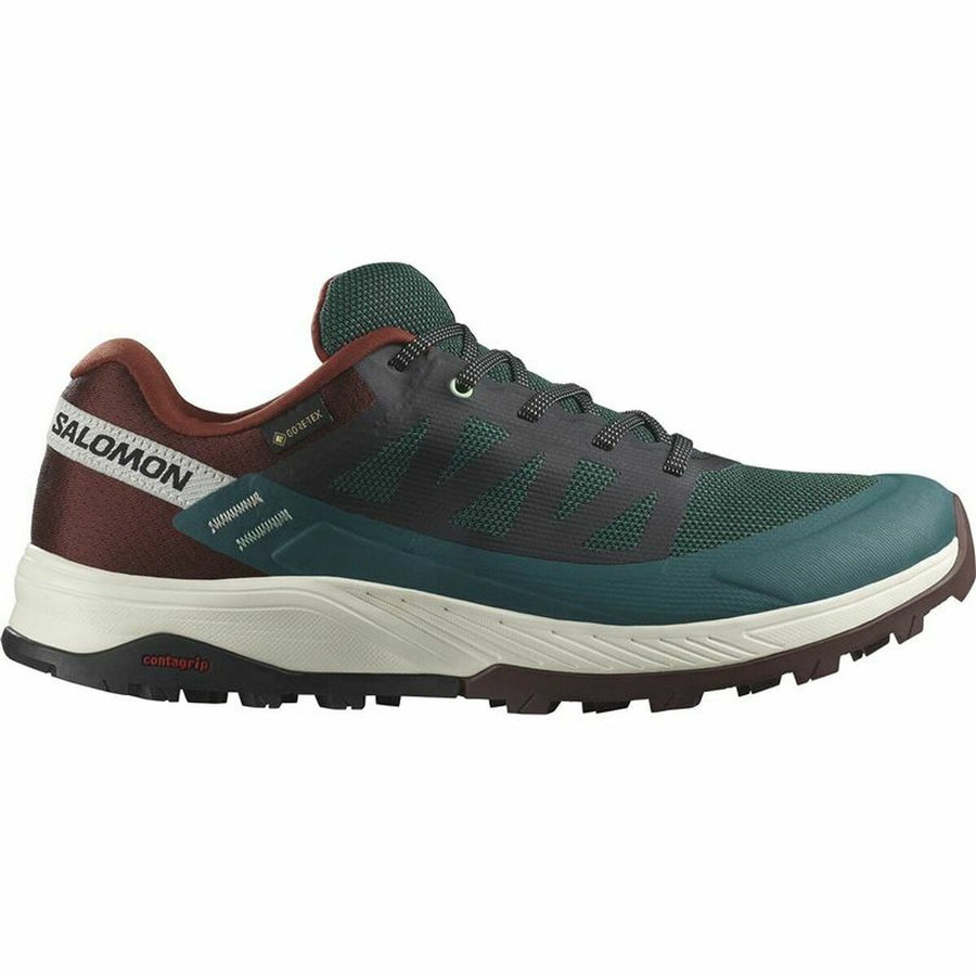 Scarpe da Running per Adulti Salomon Outrise Bordeaux Verde scuro GORE-TEX Montagna