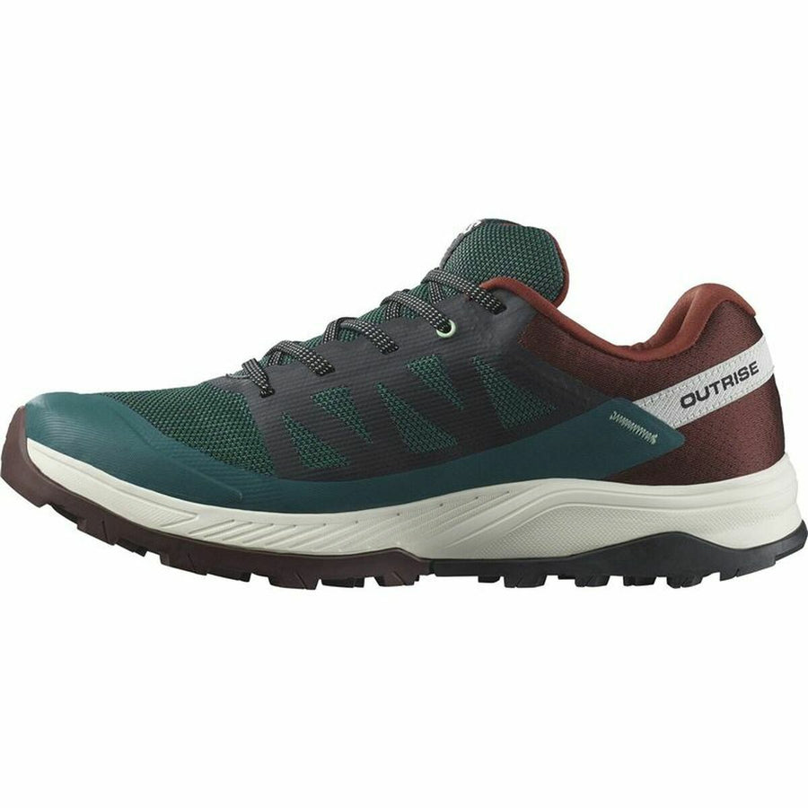 Scarpe da Running per Adulti Salomon Outrise Bordeaux Verde scuro GORE-TEX Montagna