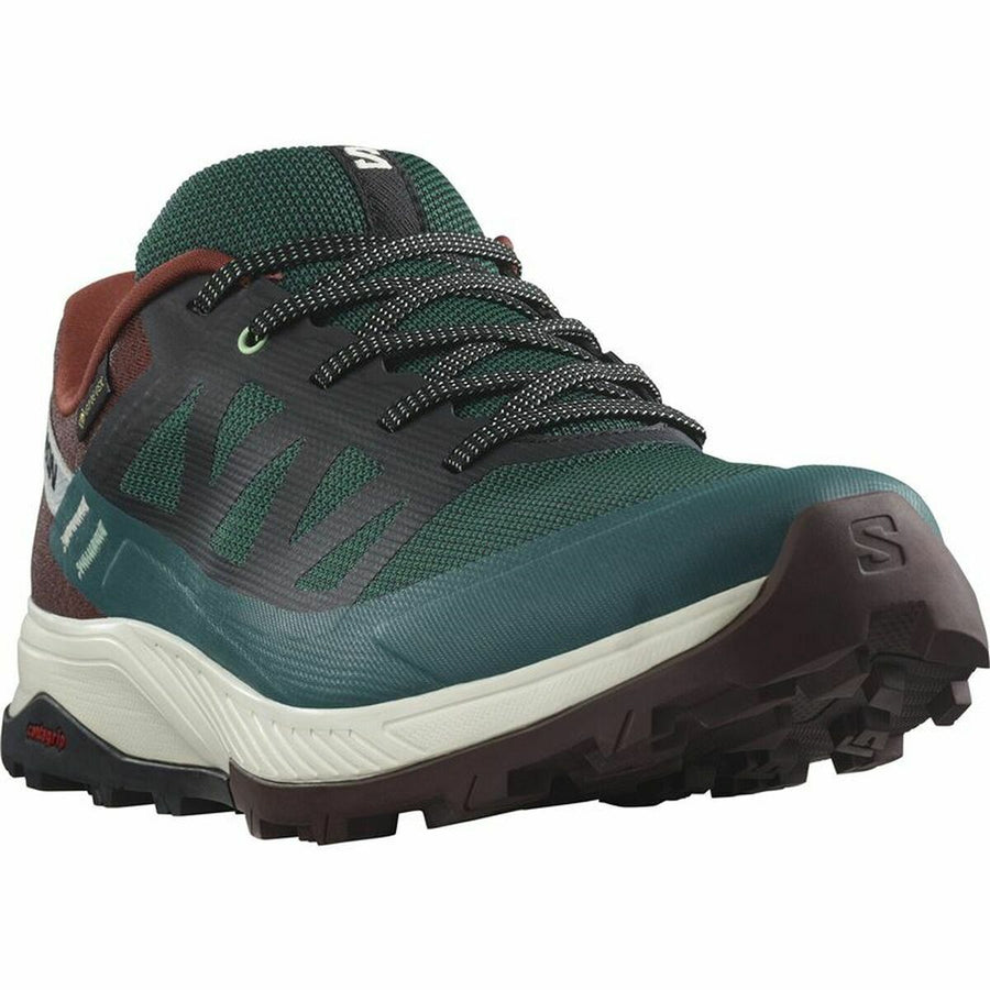 Scarpe da Running per Adulti Salomon Outrise Bordeaux Verde scuro GORE-TEX Montagna