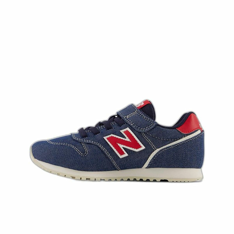 Scarpe da Tennis Casual Bambino New Balance 373 Bungee Blu Marino