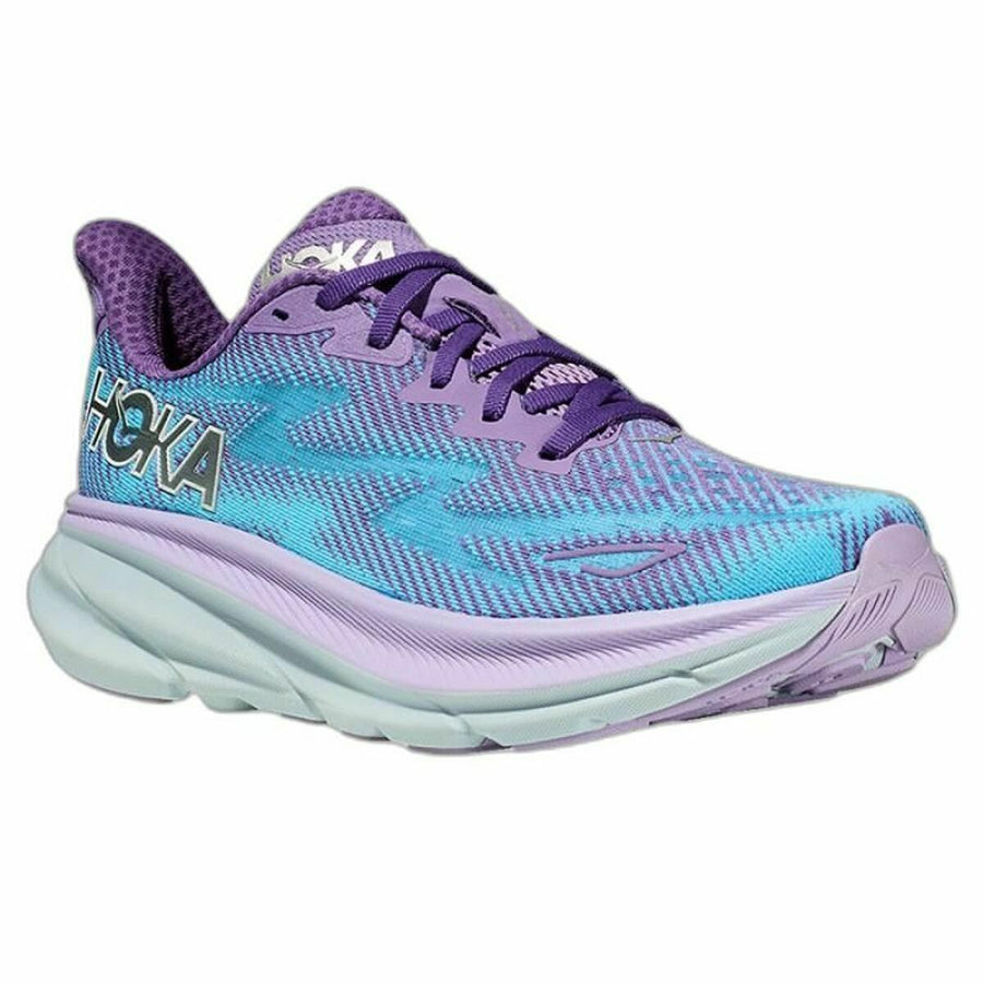 Scarpe da Running per Adulti HOKA Clifton 9 Acquamarina Donna