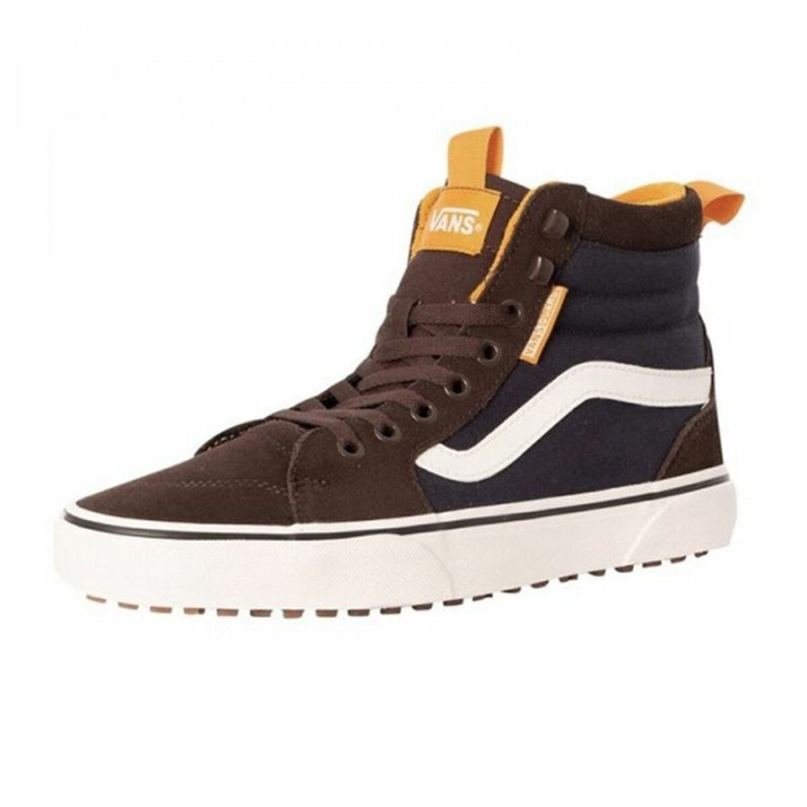 Scarpe da Tennis Casual Uomo Vans Filmore High Top VansGuard Azzurro Marrone