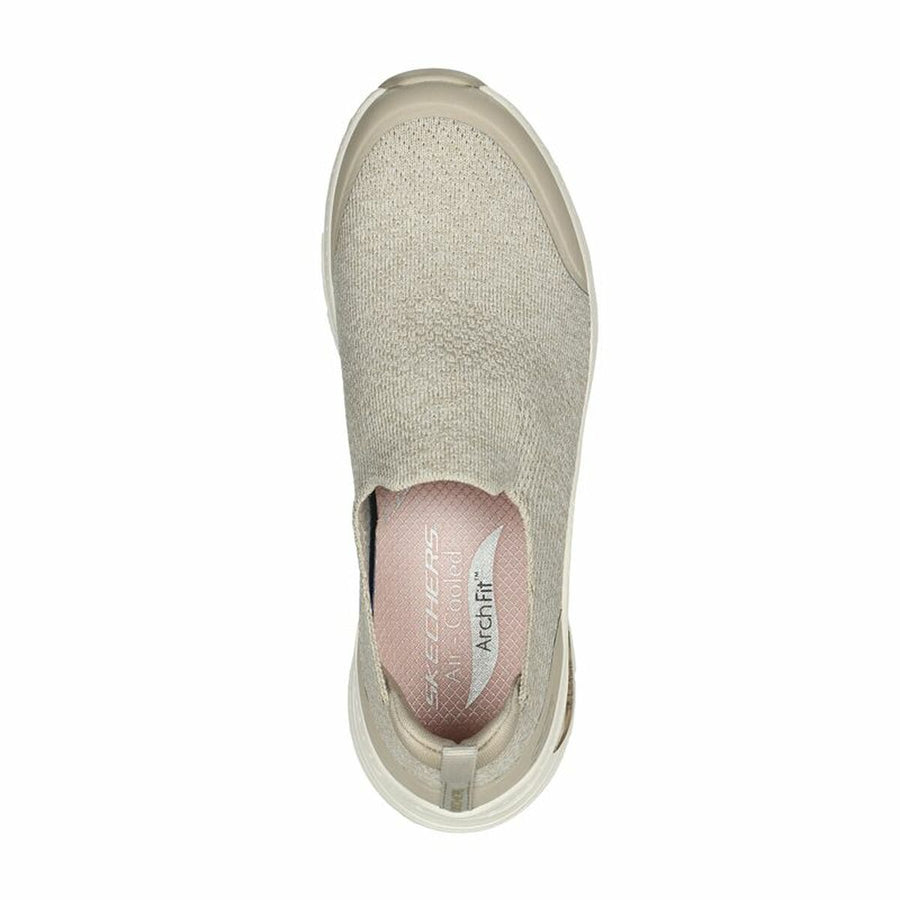 Scarpe Sportive da Donna Skechers Arch Fit - Quick Stride Beige