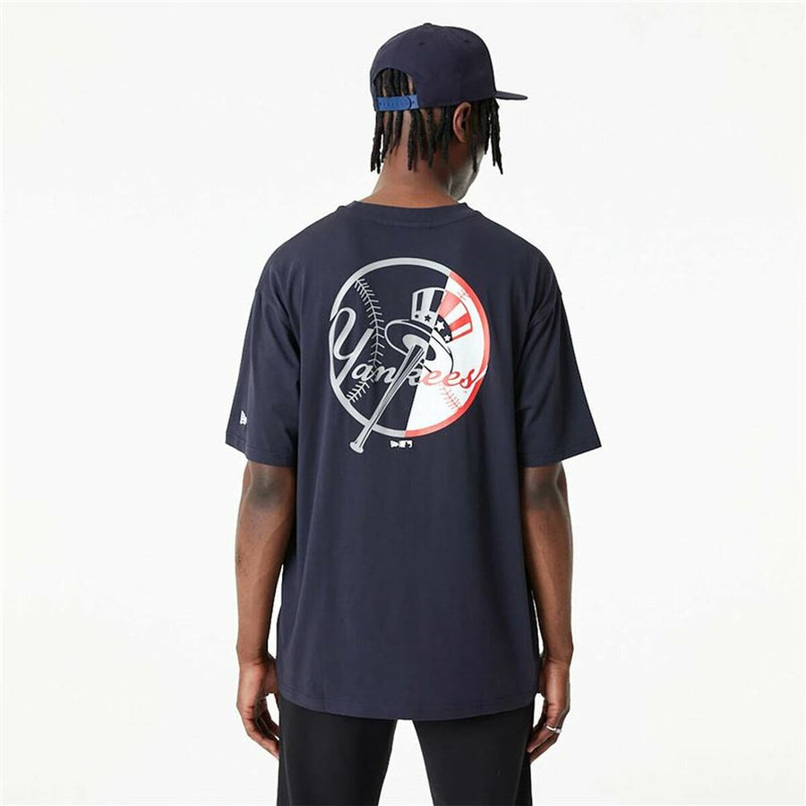 Maglia New Era MLB Graphic New York Yankees Blu Marino Uomo