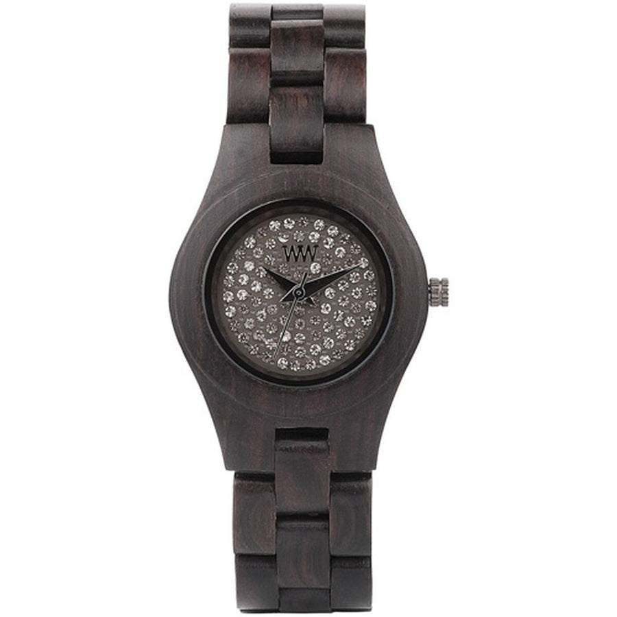 Orologio Donna We Wood MOON CRYSTAL BLACK