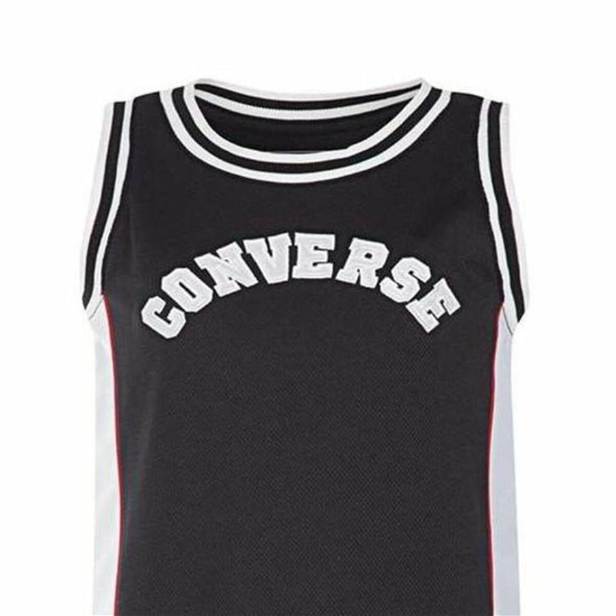 Vestito Converse Basketball Jurk Bambina Nero