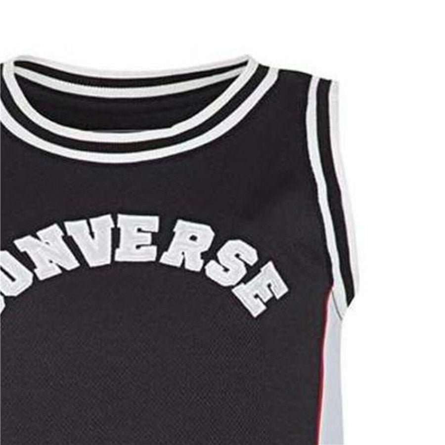 Vestito Converse Basketball Jurk Bambina Nero