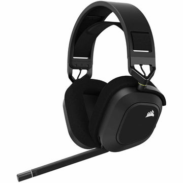 Auricolari Bluetooth con Microfono Corsair HS80 RGB Nero Multicolore