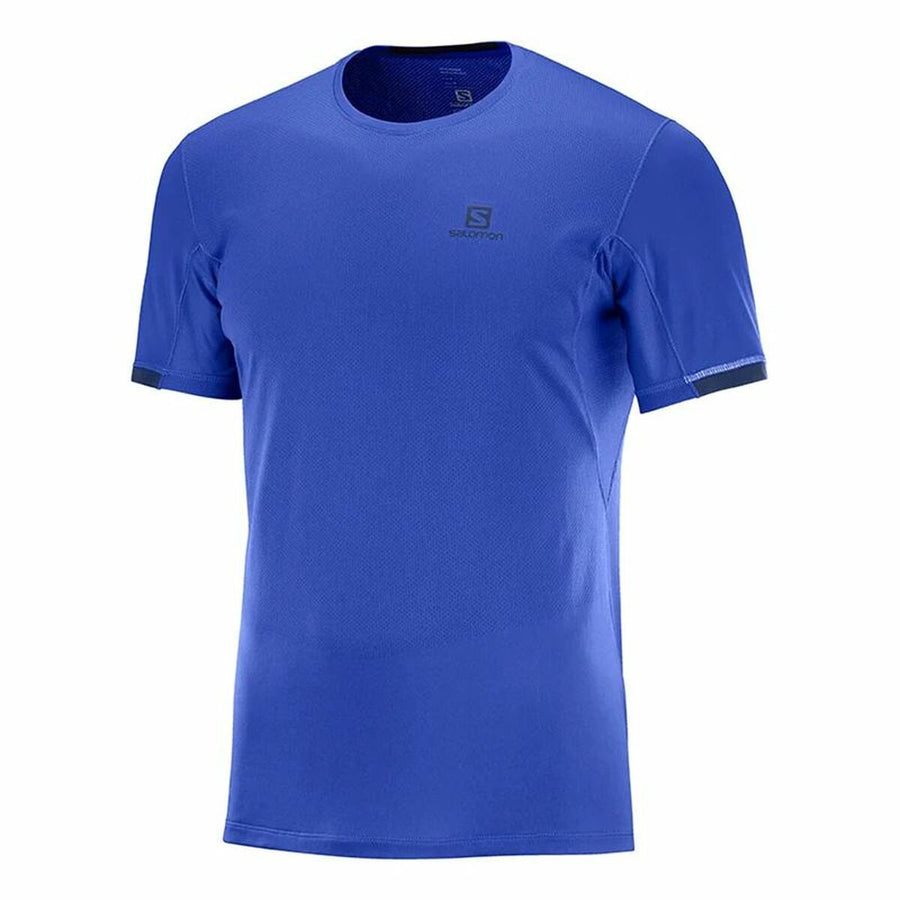 Maglia a Maniche Corte Uomo Salomon Agile Blu scuro