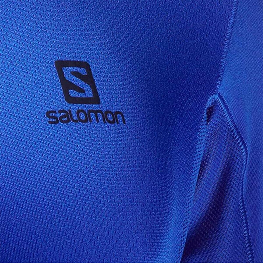 Maglia a Maniche Corte Uomo Salomon Agile Blu scuro