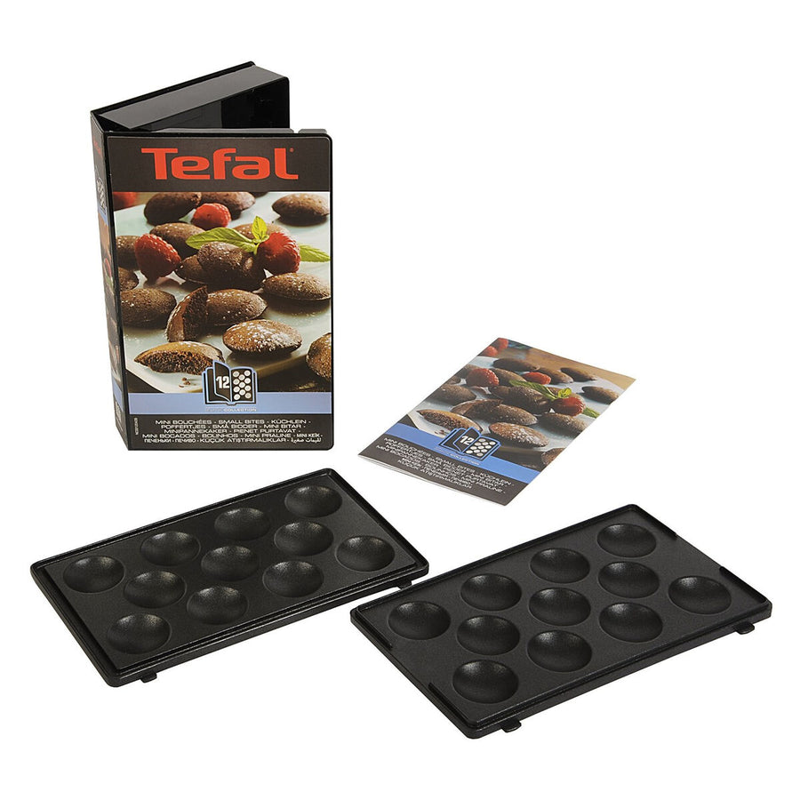 Stampo sagomato Tefal Mini Bites Snack Collection Piastra Grill Elettrica Nero