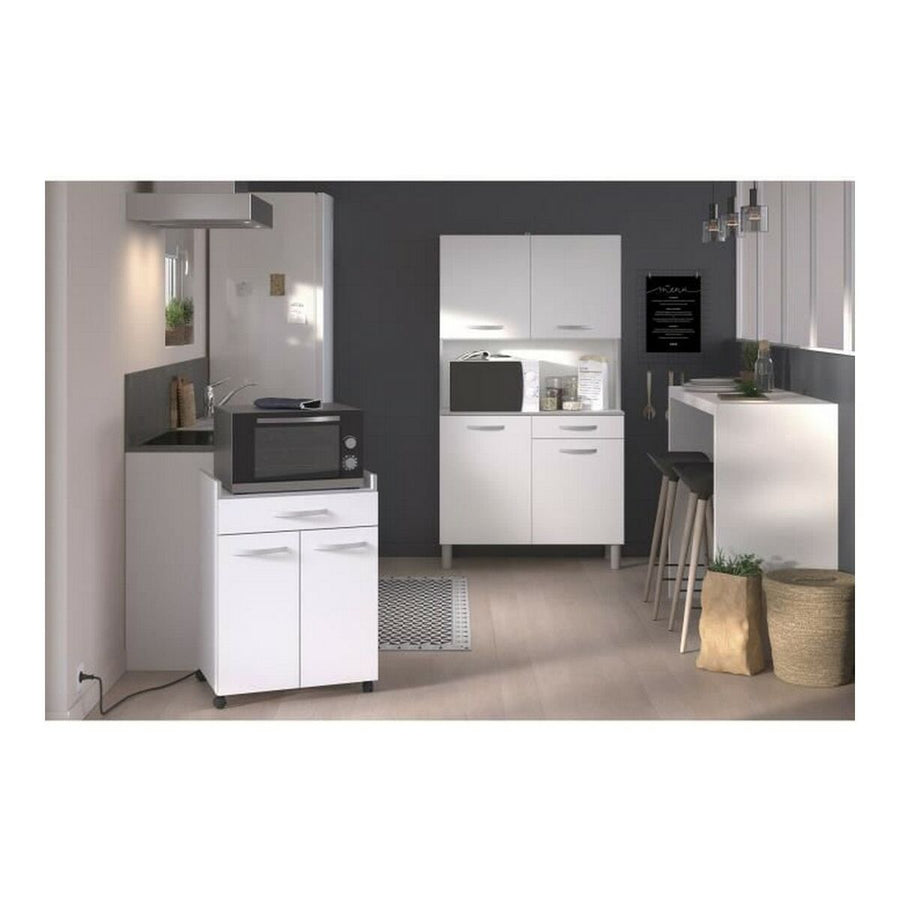 Carrello da Cucina Ekipa Harmony Bianco 60 x 44,5 x 81 cm