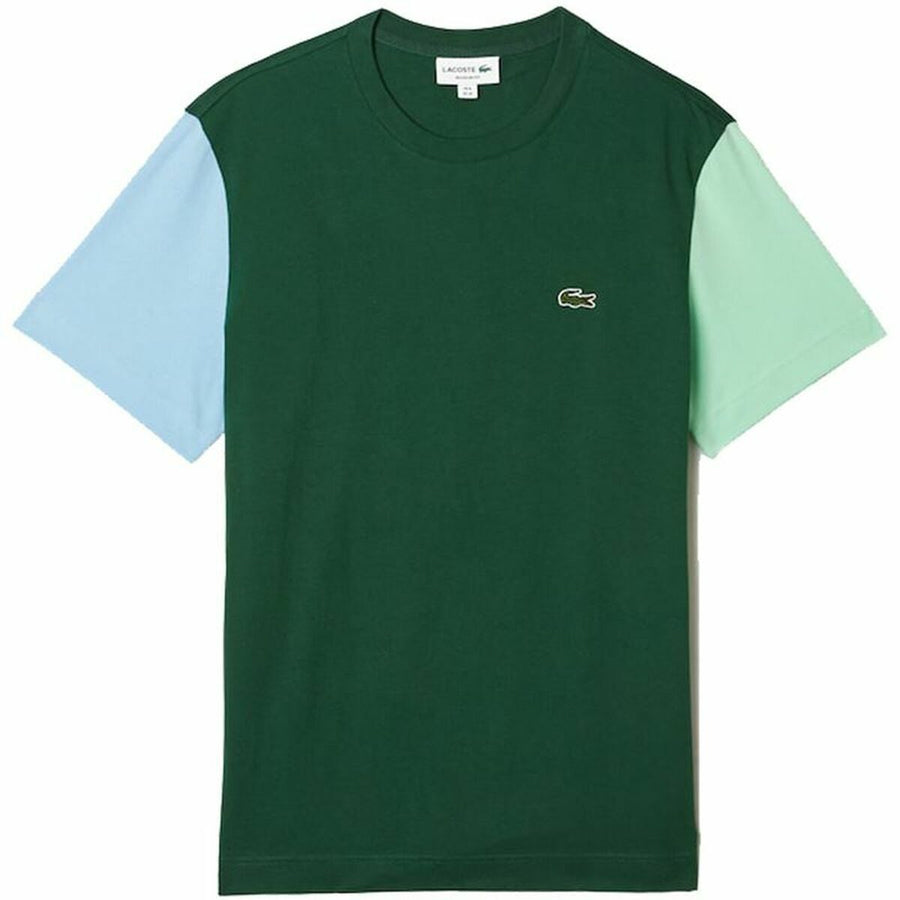 Maglia a Maniche Corte Uomo Lacoste Tee-Shirt Verde Uomo