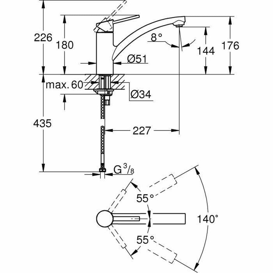 Rubinetto Monocomando Grohe 30358000