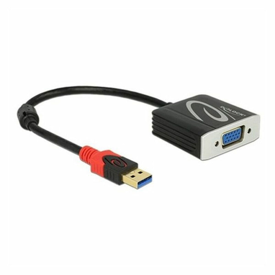 Adattatore USB 3.0 con VGA DELOCK 62738 20 cm Nero