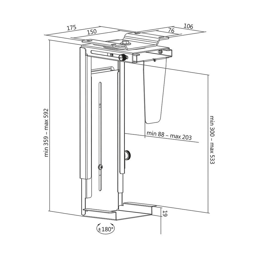 Supporto LogiLink Torre