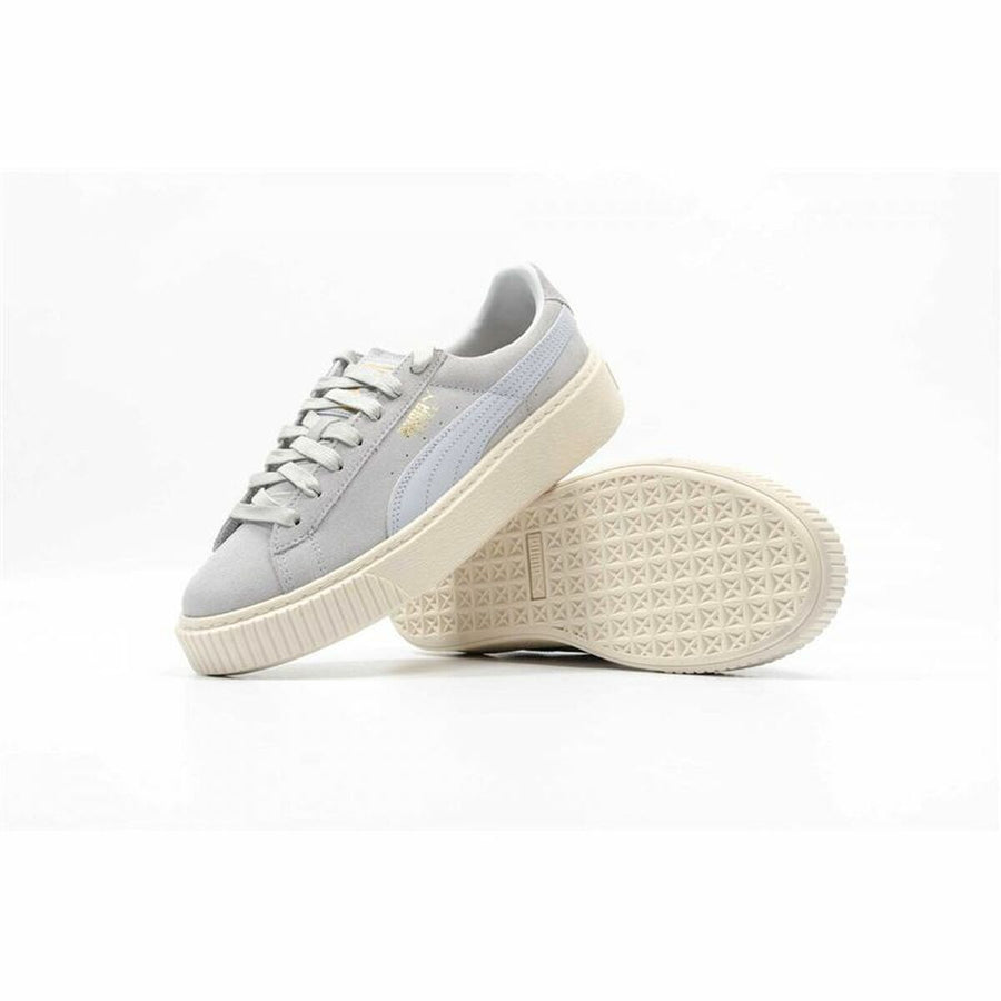 Scarpe Sportive da Donna Puma Suede Platform Grigio chiaro