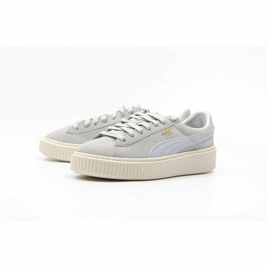 Scarpe Sportive da Donna Puma Suede Platform Grigio chiaro