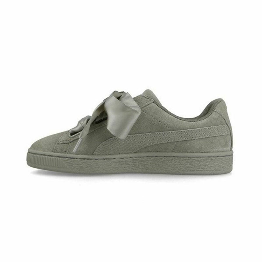 Scarpe Sportive da Donna Puma Suede Heart Pebble Grigio