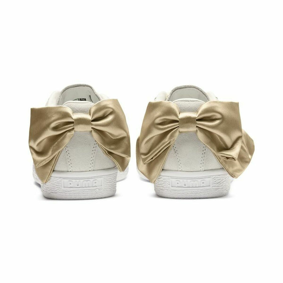 Scarpe Casual da Donna Puma Sportswear Suede Bow Varsity Beige