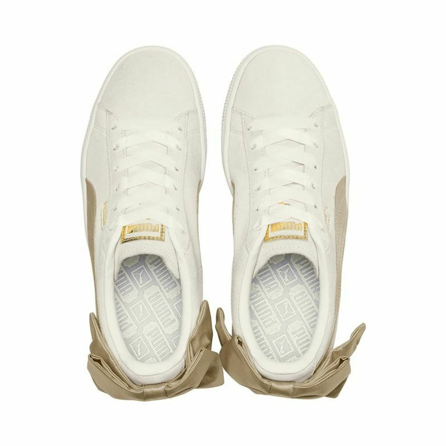 Scarpe Casual da Donna Puma Sportswear Suede Bow Varsity Beige