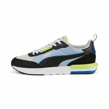 Scarpe da Tennis Casual Uomo Puma R22 Azzurro Giallo