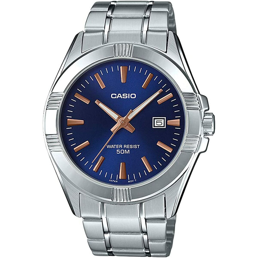 Orologio Uomo Casio Azzurro Argentato (Ø 43,5 mm)