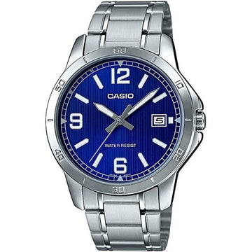 Orologio Uomo Casio Argentato Azzurro