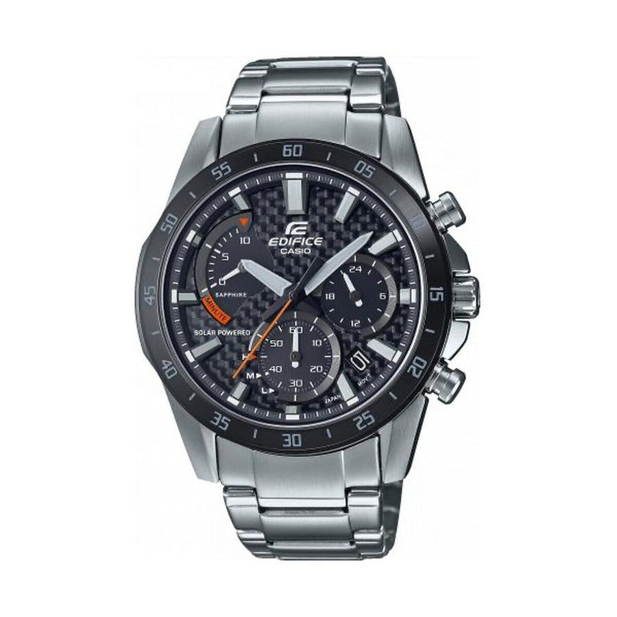 Orologio Uomo Casio CARBON SOLAR BOLD DESIGN Grigio Argentato (Ø 45 mm)