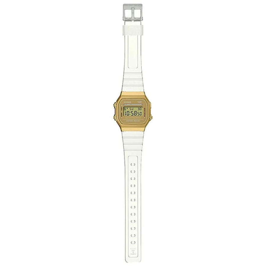 Orologio Unisex Casio VINTAGE COLLECTION - TRANSPARENT BAND - GOLD (Ø 36 mm)