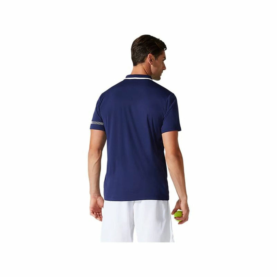 Polo a Maniche Corte Uomo Asics Court Blu scuro