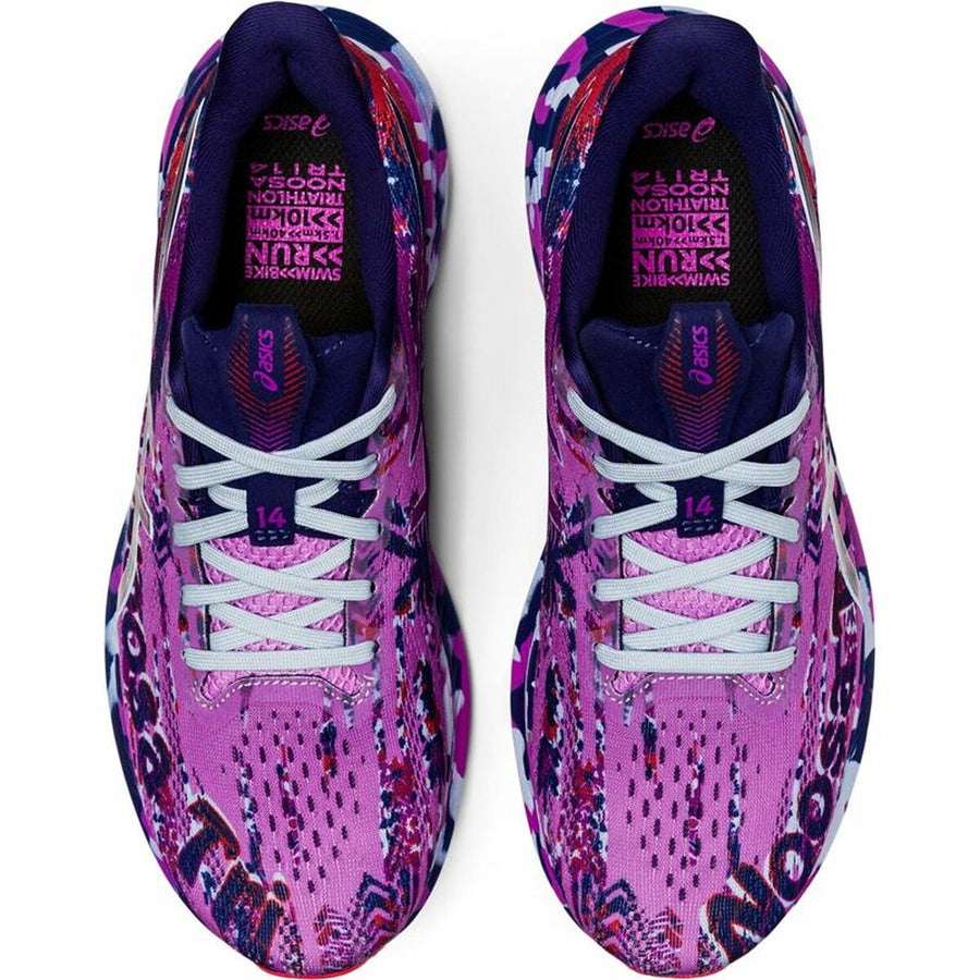 Scarpe da Running per Adulti Asics Noosa TRI 14 Donna Porpora