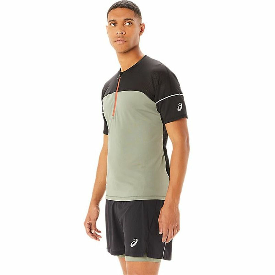 Maglia a Maniche Corte Uomo Asics Fujitrail Top Verde