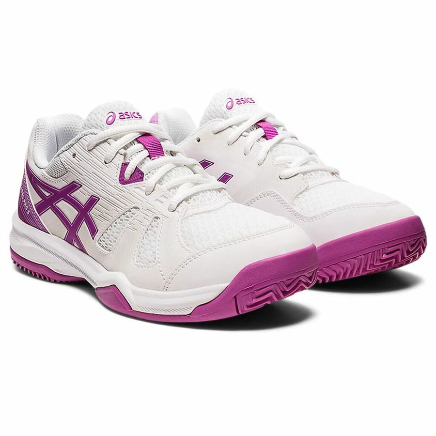 Scarpe Sportive per Bambini Asics Gel-Padel Pro 5 Rosa Bianco